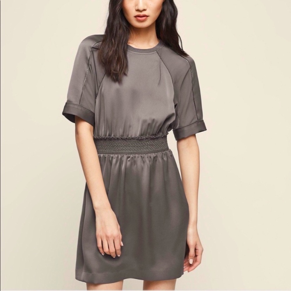 “Reiss” Myla Smocked Waist Dress